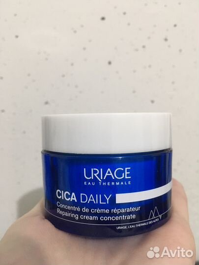 Восстанавливающий крем для лица uriage cica daily