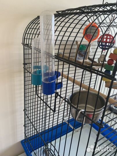Клетка для попугая, переноска, купалка