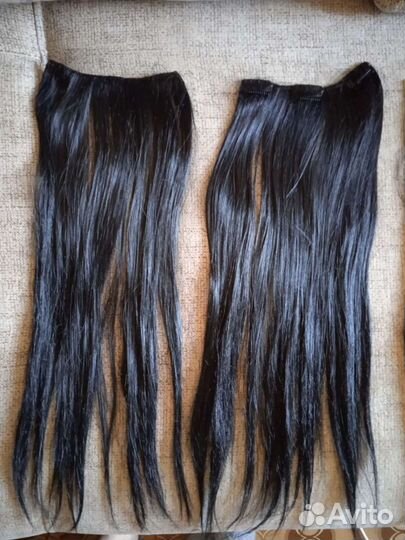 Волосы на прищепках