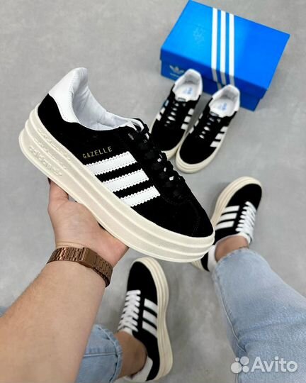 Кеды Adidas Gazelle Bold “Black”