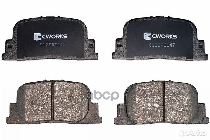 Тормозные колодки задние, Low Metallic C12CR014