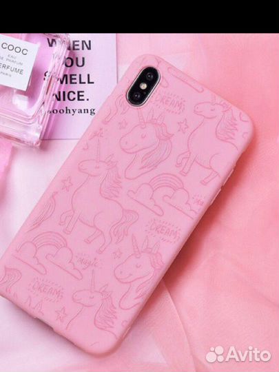 Чехол на iPhone X новый силикон на подарок