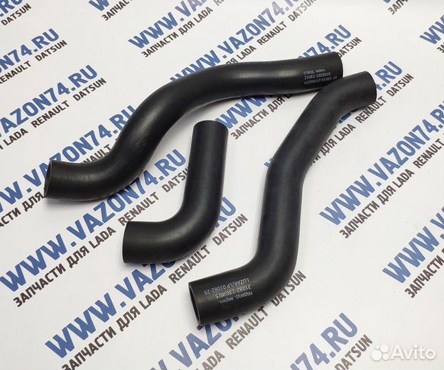 Патрубки радиатора к-т 2108-9,13-15 инжектор luzar