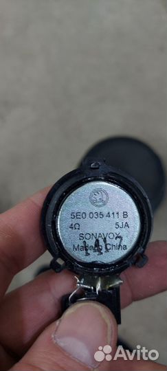 Штатные динамики на Skoda Octavia A7 2017