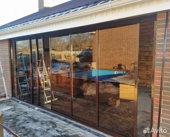 Остекление беседок