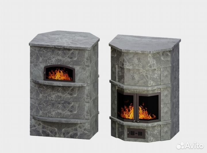 Камин талькохлорит