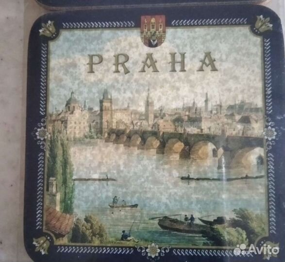 Подставки под чашки (Прага) 6 шт