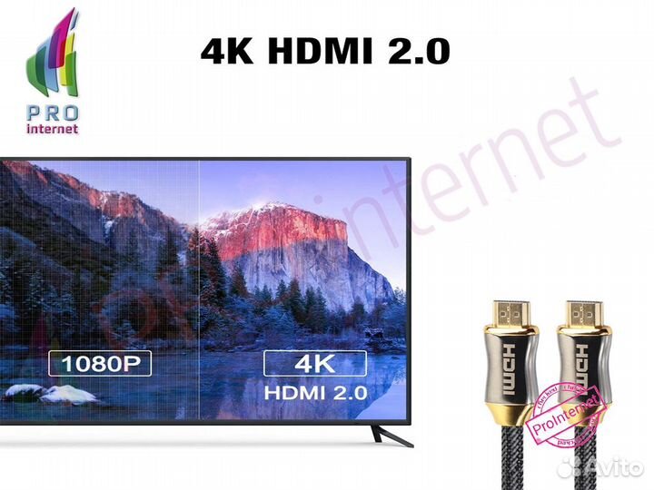 Кабель hdmi premium 4К 10 метров опт/розница