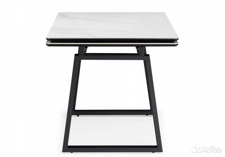 Керамический стол Джек 140(200)х80 белый мрамор al