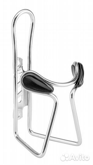 Флягодержатель Alu (серебристый) с вставкой