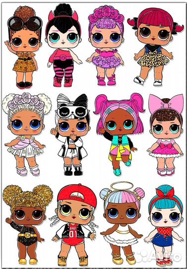 Вафельные картинки на торт