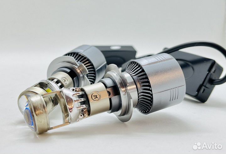 Светодиодные лампы с линзой BI-LED H7