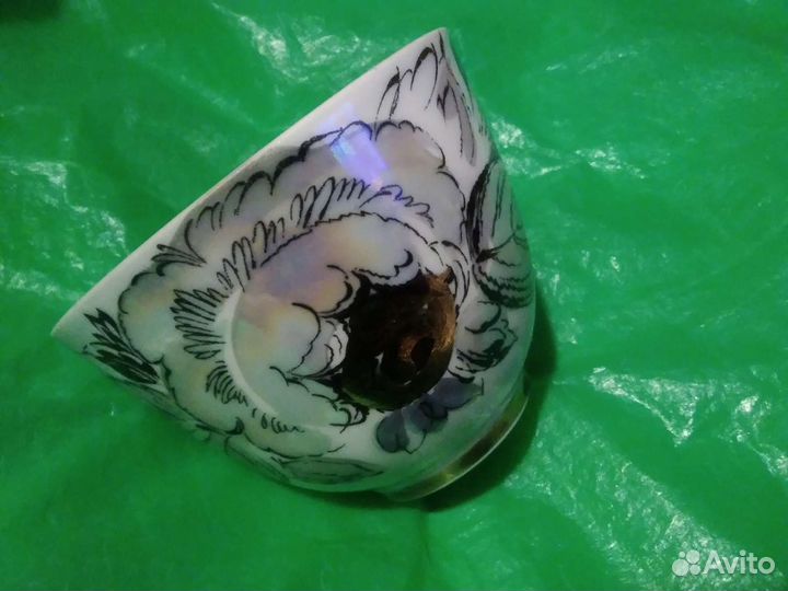 Фарфоровые чашки лфз СССР 6 шт