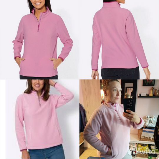 Флисовый кардиган XL+ CreationL Франция новый