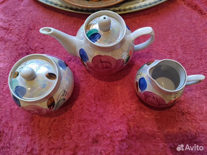 Чайный сервиз Свадебный (Агашки) 1994 г. Дулево