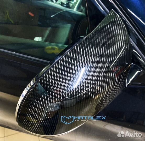 Крышки накладки М зеркал BMW X5 F15 X6 F16 карбон