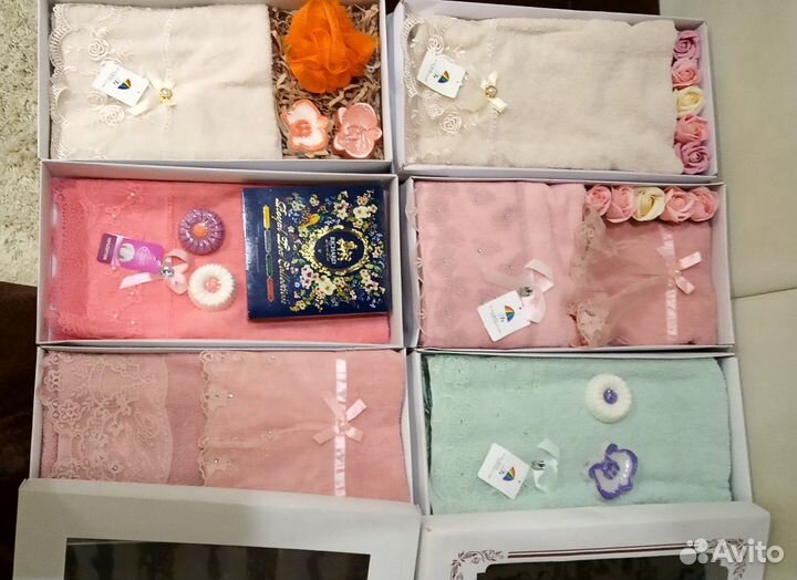 Подарок мыло ручной работы и полотенца