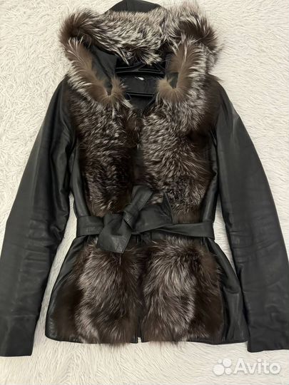 Куртка кожаная