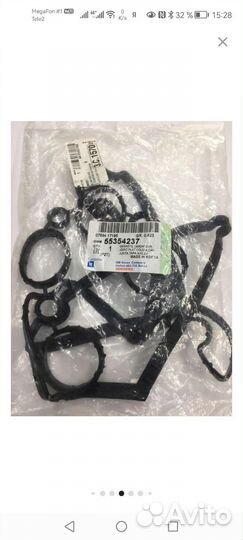 Прокладка клапанной крышки chevrolet cruze