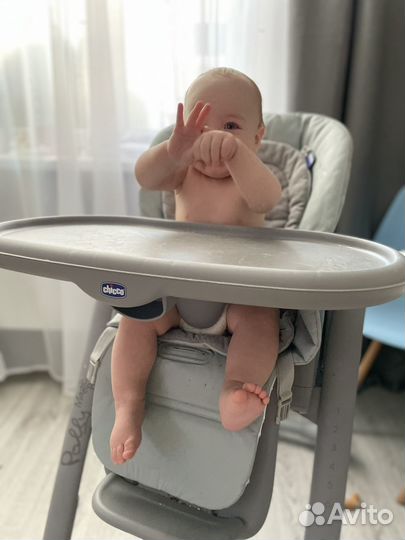 Стульчик для кормления chicco polly magic relax