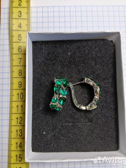 Серьги серебро