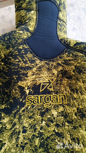 Гидрокостюм для подводной охоты 7мм Сарган