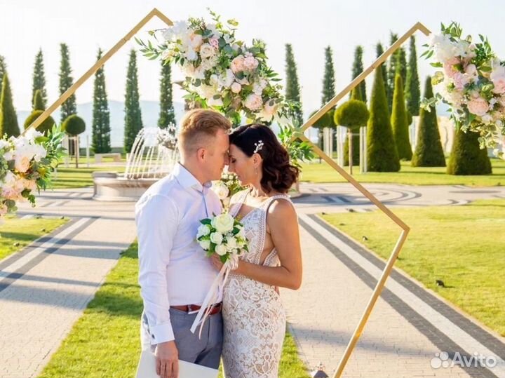 Выездная регистрация, декор свадьбы