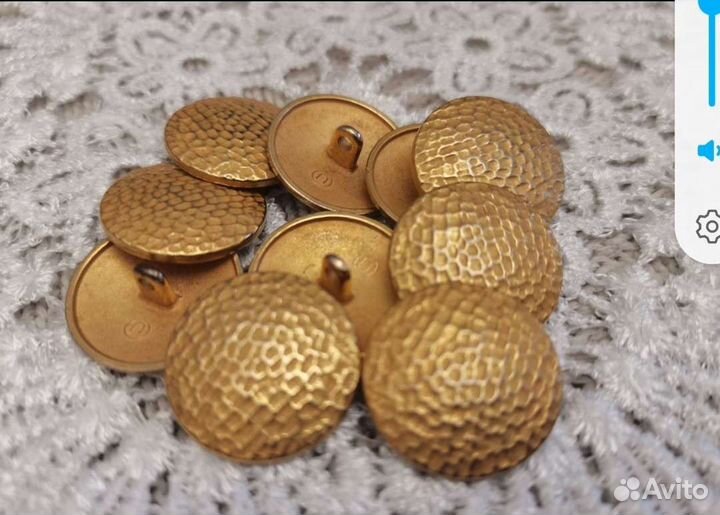 Пуговицы металлические