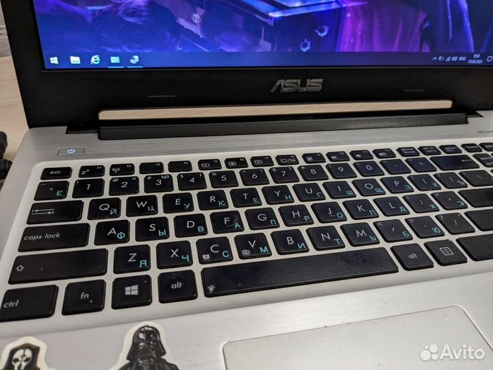 Мощный металлический ноутбук Asus i5 nvidia 740m