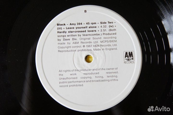 Black - Sweetest Smile -UK-1987-12