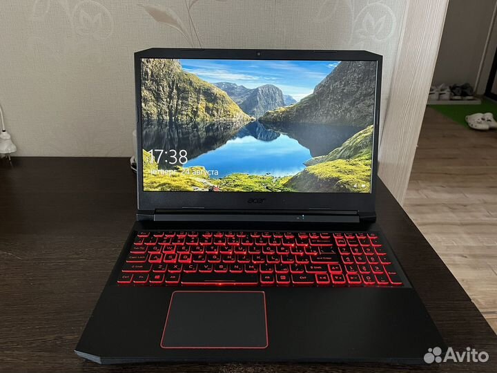 Ноутбук acer nitro 5 ryzen 5 4600 gtx-1650ti 16gb