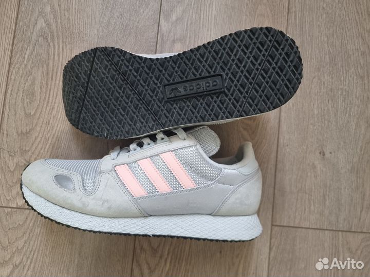 Кроссовки Adidas ZX 452 spzl Clear Grey Haze Coral