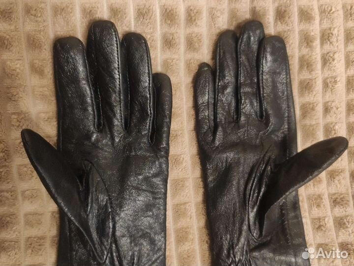 Перчатки кожаные новые