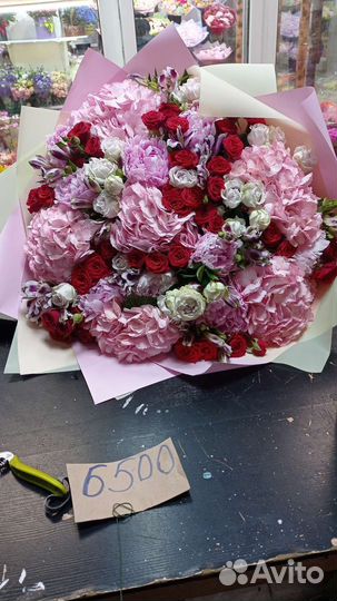 Цветы букет микс