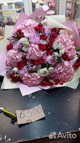 Цветы букет микс