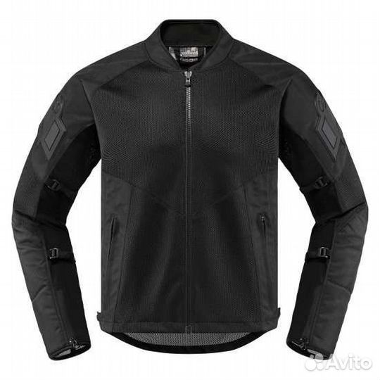 Сетчатая мотокуртка Icon Mesh AF черная (размер S)