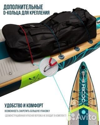 Надувная SUP-доска hicoo Blue Coast 11' STD