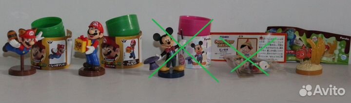 Фигурки Дисней из шоколадных яиц Kaiyodo Япония