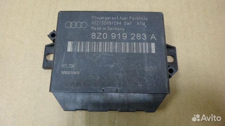 Блок управления парктроником Ауди А4 Б6 А2
