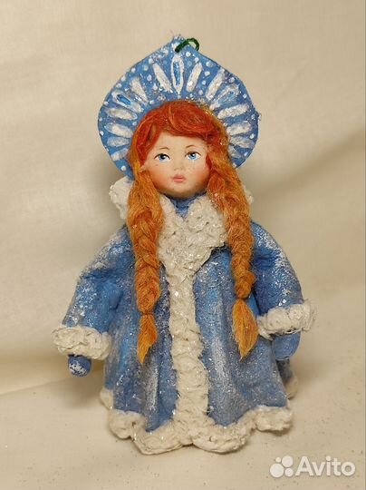 Ватные елочные игрушки