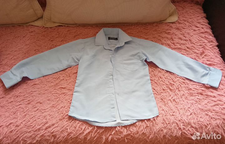 Брюки и рубашка на мальчика 122-128