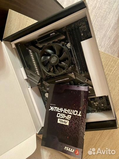 MSI MAG B460 tomahawk + проц, озу и гарантия