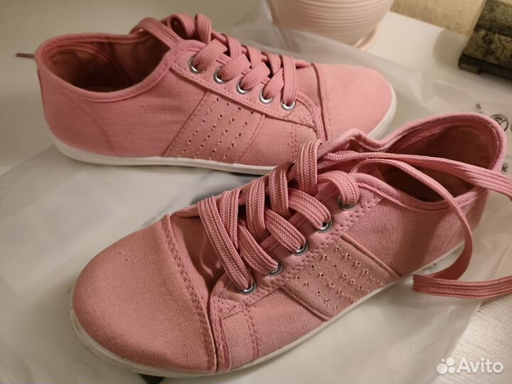 Женские кеды 38 размер розовые