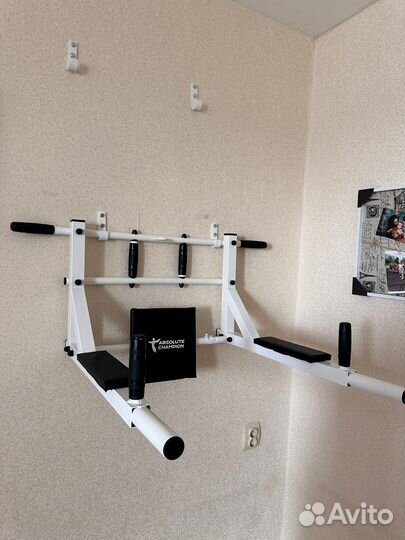 Новый Турник/брусья настенный 3 в 1 до 300кг