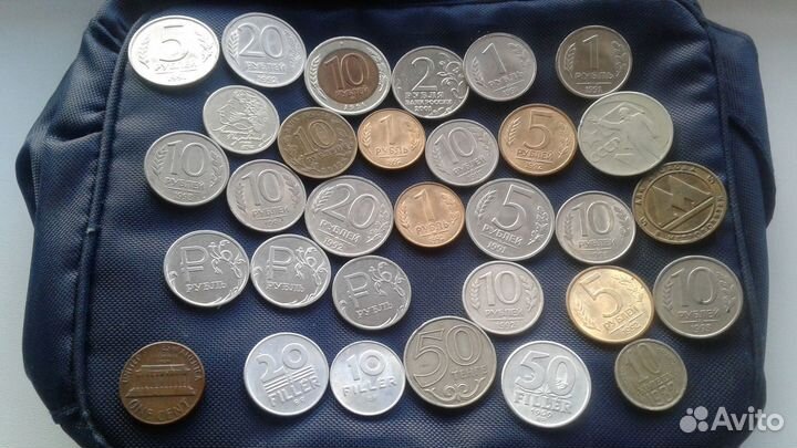 Монеты разные