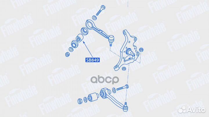 Сайлентблок верхнего рычага передней подвески