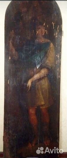 Храмовая икона Архангел Михаил 18 век на подарок