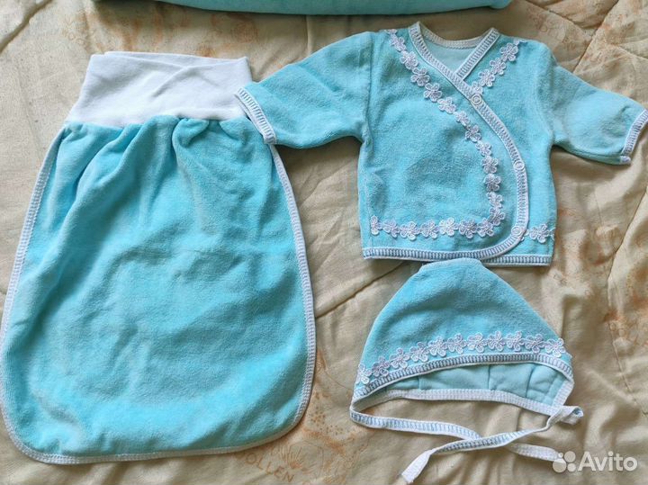 Конверт на выписку для мальчика летний