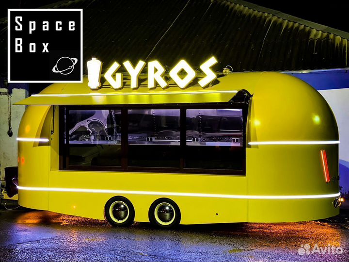 Торговый прицеп купава, Кафе на колесах