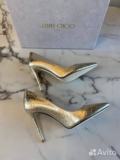 Туфли лодочки Jimmy Choo кожа крокодил